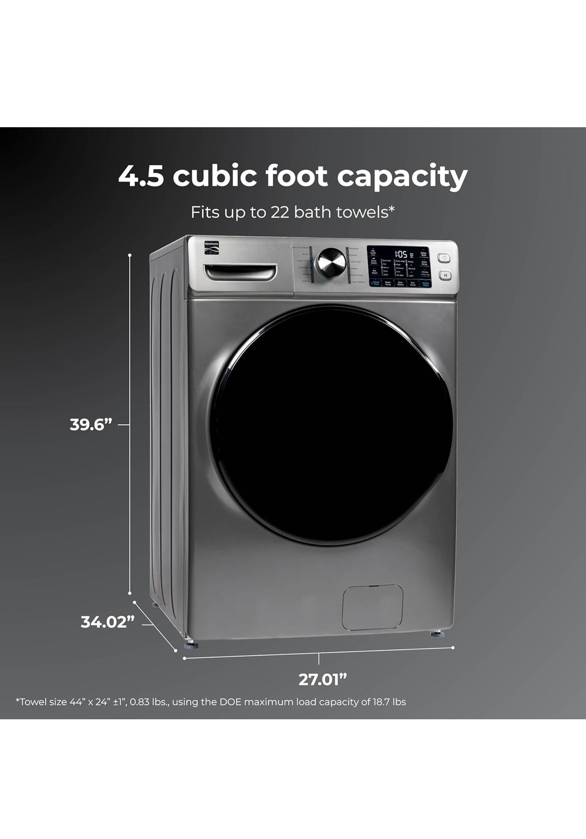 Kenmore 4.5 cu. ft. Front Load Washer