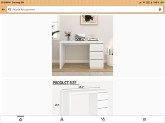 New White desk