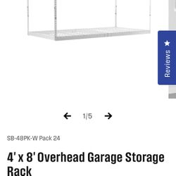 4' x 8' Overhead Garage Storage Rack