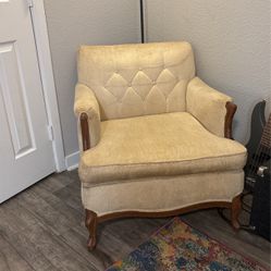 Vintage Ivory Chair
