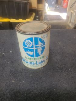 Can of marine lube