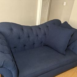 Chesterfield Loveseat Deep Button Tufting * Made In England