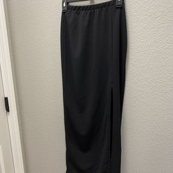 Size S Black Skirt With Slit
