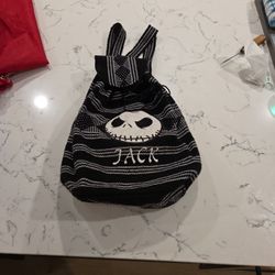 NIGHTMARE BEFORE CHRISTMAS JACK SKELLINGTON SOFF PLUSH ONE POCKET BACKPACK PURSE SEE DESCRIPTION 