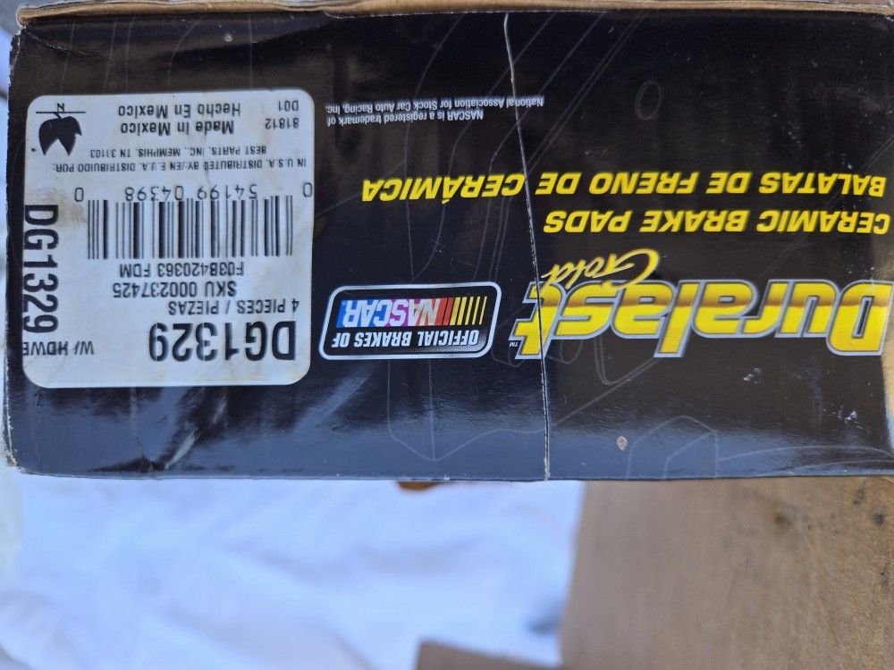 Duralast Gold Ceramic Brake Pads DG1329
