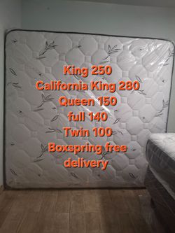 Mattress Pillow Top New