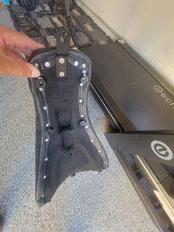 Black Diamond Stitch Motorcycle Seat
