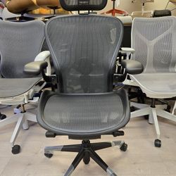 ☘️BRAND NEW!☘️HERMAN MILLER REMASTERED AERON GAMING ADJUSTABLE ARMS SEAT ANGLE REAR TILT LOCK TILT TENSION ADJUSTMENTS ATLAS HEADREST 