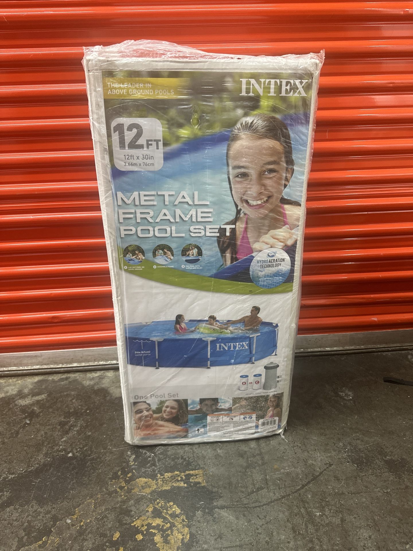 Intex 12 FT Metal Frame Pool Set