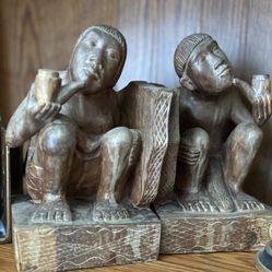Wooden Bookends 