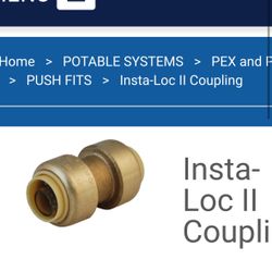 Plumbing Coupling 3/4”