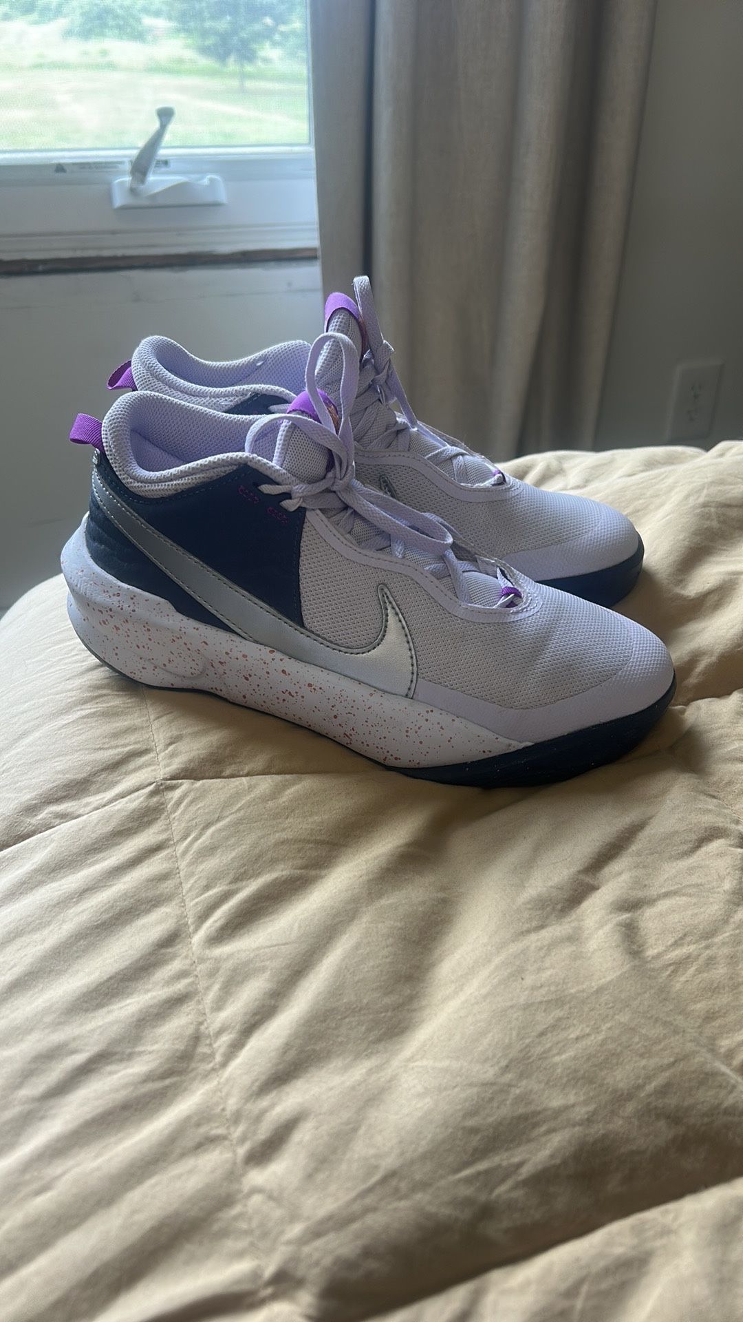 Purple Nike Basketball Shoes 