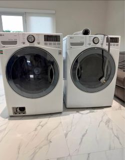 LG washer and dryer