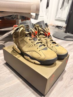 Jordan 6 Travis Scott olive