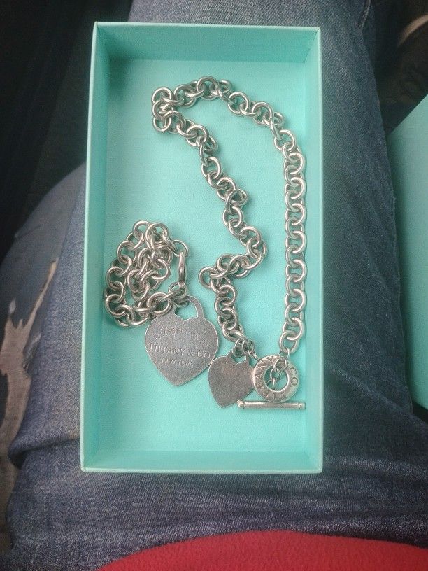 Tiffany Necklace And Bracelet