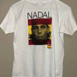 1990s Vintage Nike RAFAEL NADAL “KIDS” shirt size 8-10