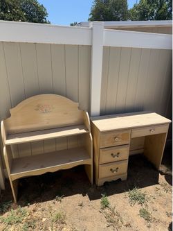 Wooden desk