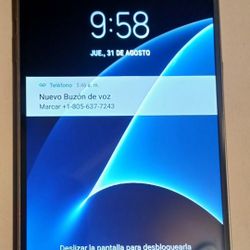 Samsung Galaxy S7 , 32 Gb  Negro Onix Pantalla De 5.1 " Funciona Bien