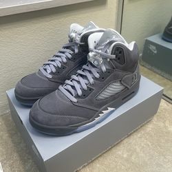 Jordan 5 Wolf Grey Size 10