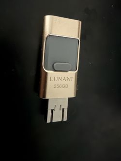 iPhone lightning connector to USB 256gb storage flash drive