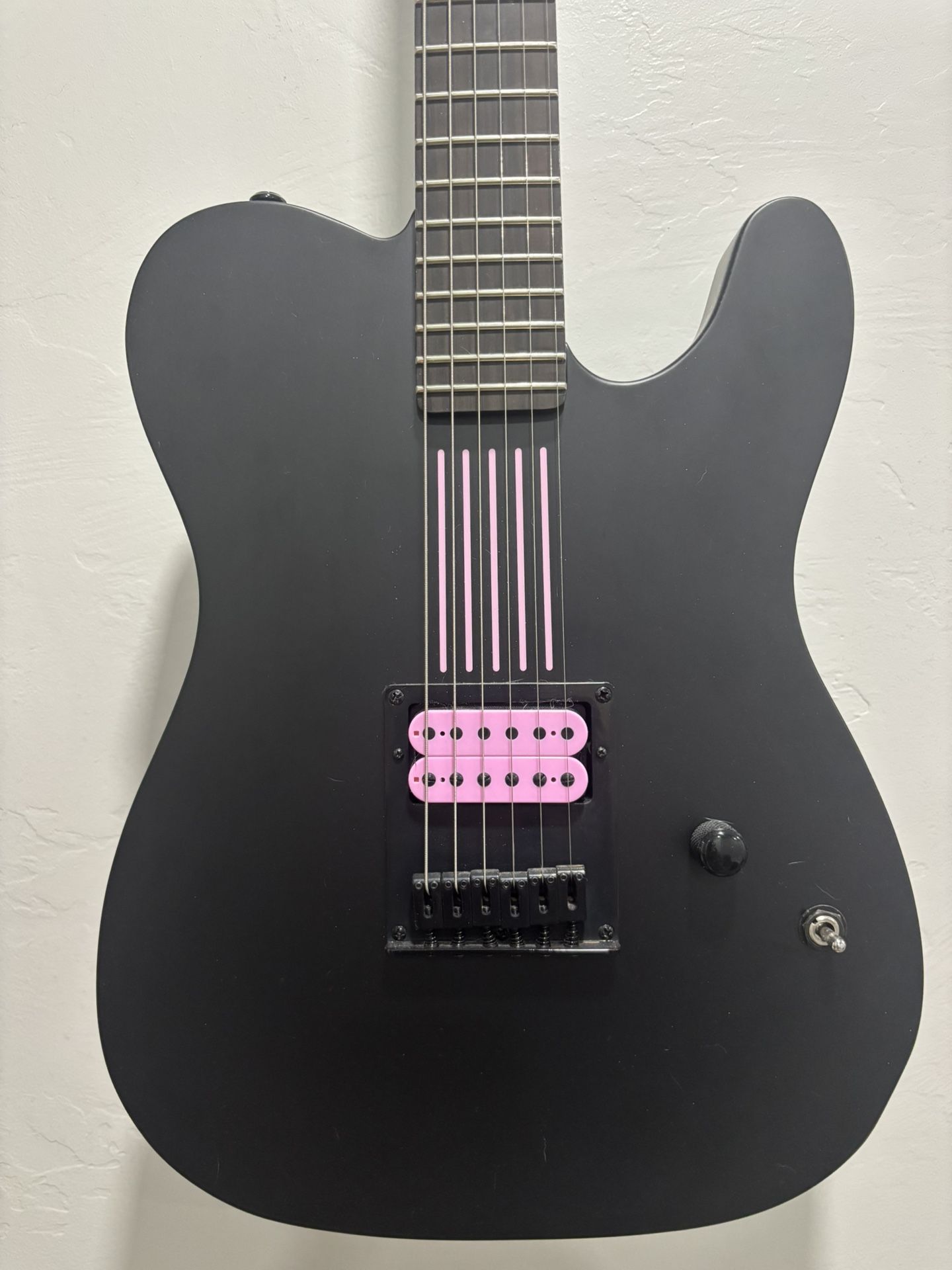 BRAND NEW Schecter Guitar Research Machine Gun Kelly PT With Hot Pink Line Graphics - Satin Black COMES WITH FREE CASE