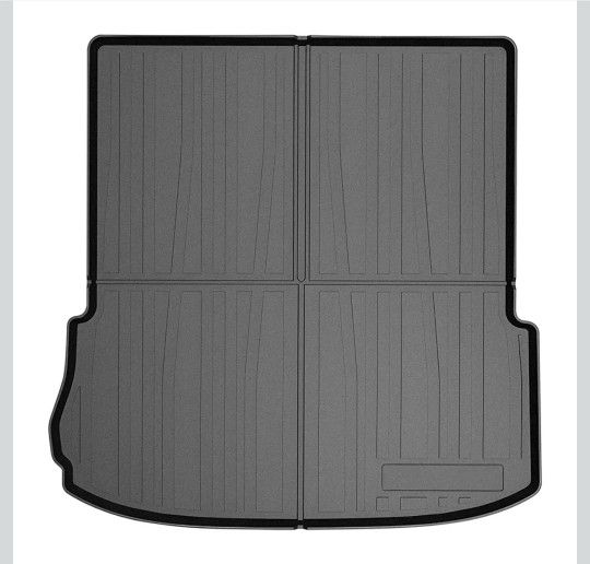Mixsuper Cargo Liner for 2011-2019 Explorer, All Weather Cargo Mat for Explorer Rear Trunk Liner Black