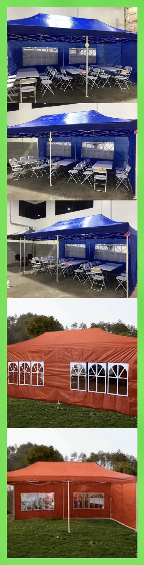 10x20 | 10 x 20 Easy Up Pop Up Canopy Tent with Side Walls