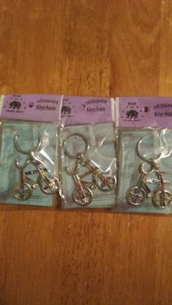 BEAR DESIGNER KEYCHAIN bicycle