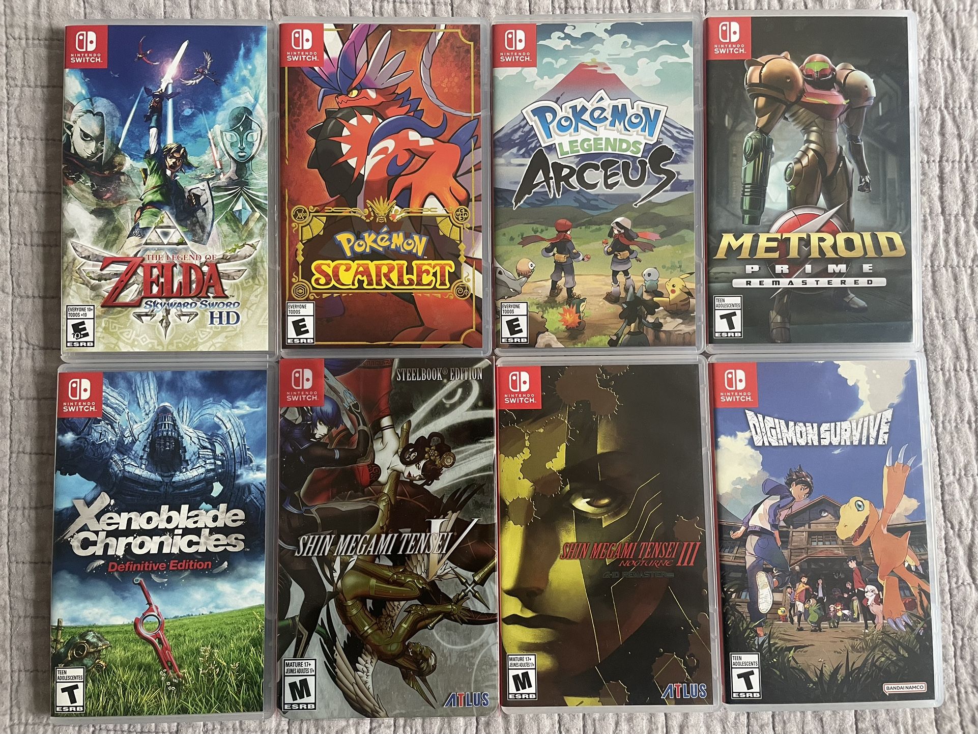 Nintendo Switch video games - Used, complete, in great condition
