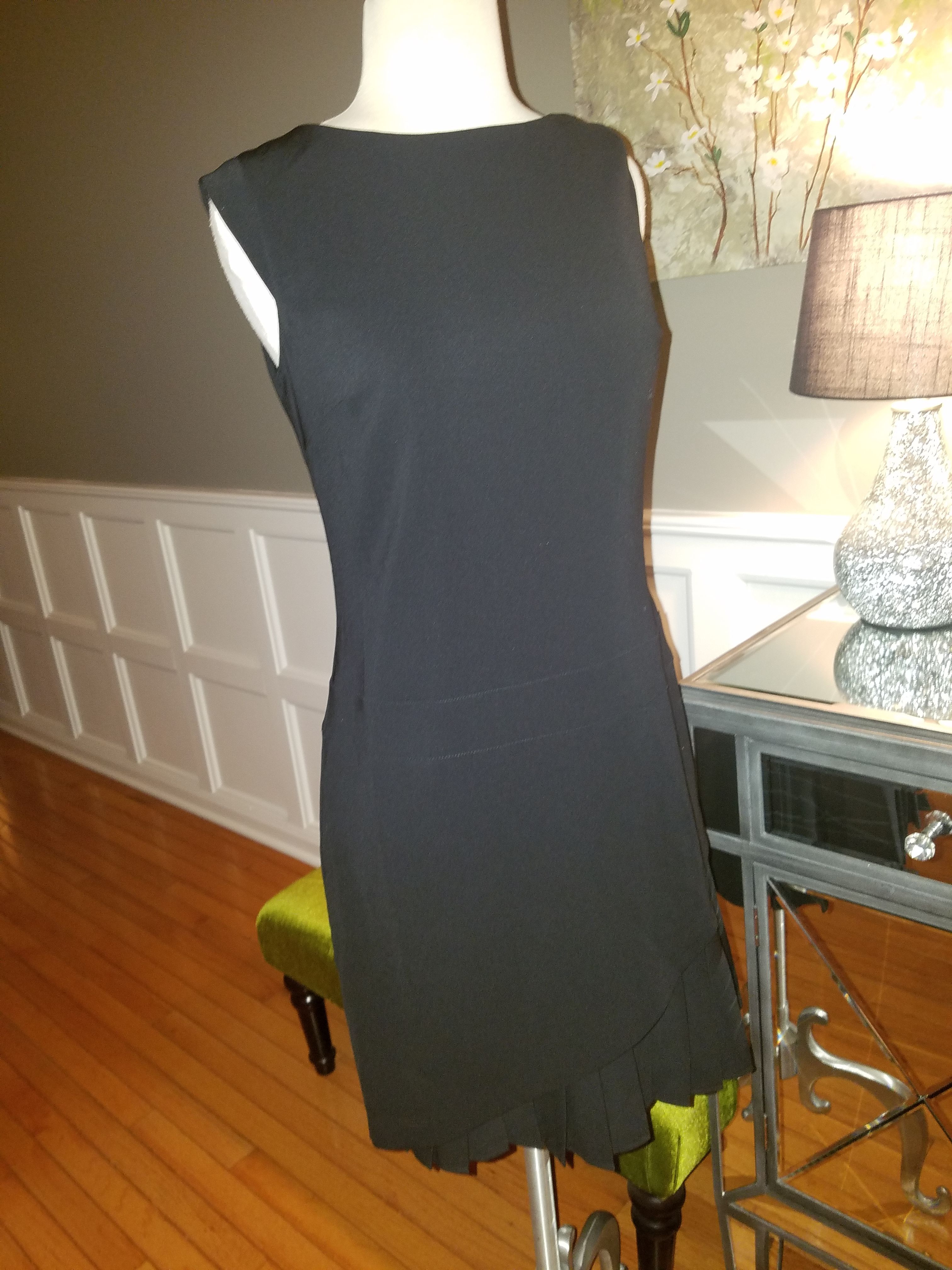 Cute black dress from White House Black Market.