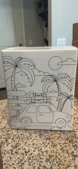 Total of 8..  8 x 10 pre drawn canvas to paint
