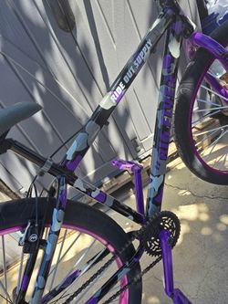 Purple Camo SE bike big flyer