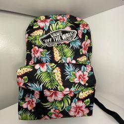 Floral Vans backpack