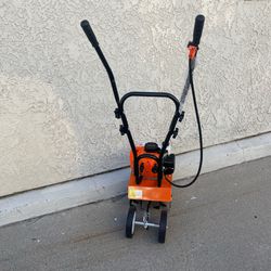 (Brand new)Garden Tiller 52CC 2 Stroke Gas Powered Hand Rotary Cultivator, 1.4KW Gas Tiller Rototiller Garden Tool Cordless with Long Handle