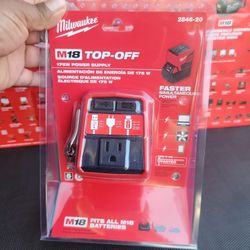 MILWAUKEE M18 18-VOLT LITHIUM-ION 175-WATT POWERED COMPACT INVERTER FOR M18 BATTERIES ( TOOL ONLY  ) 