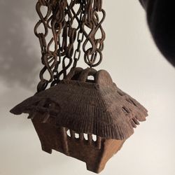 1900‘s Japanese antique Iron made Rain chain