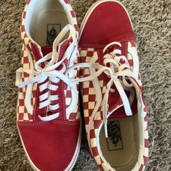 Red/White Checker Vans Men’s Size 12 