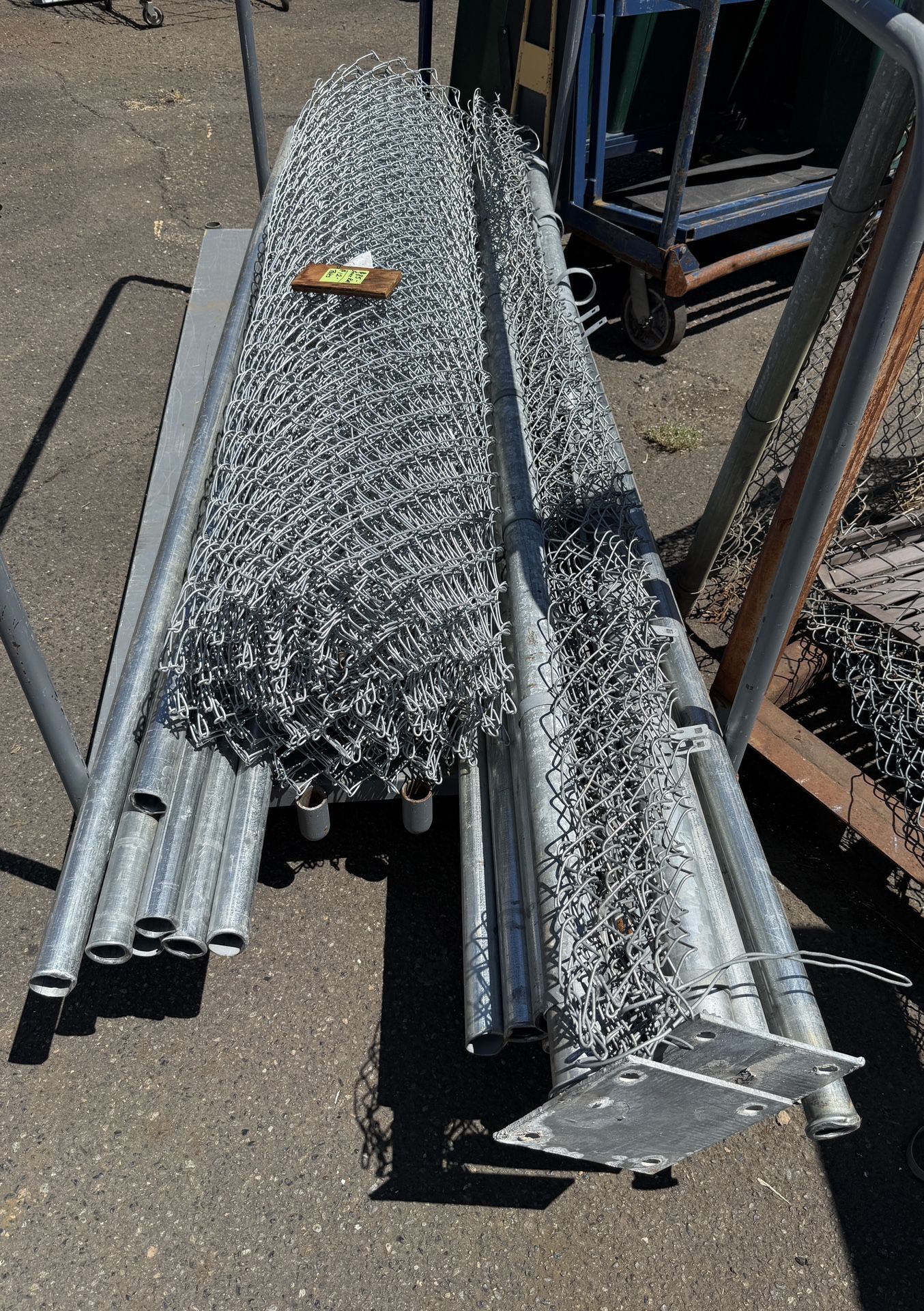 Chain Link Fence & Fence Post