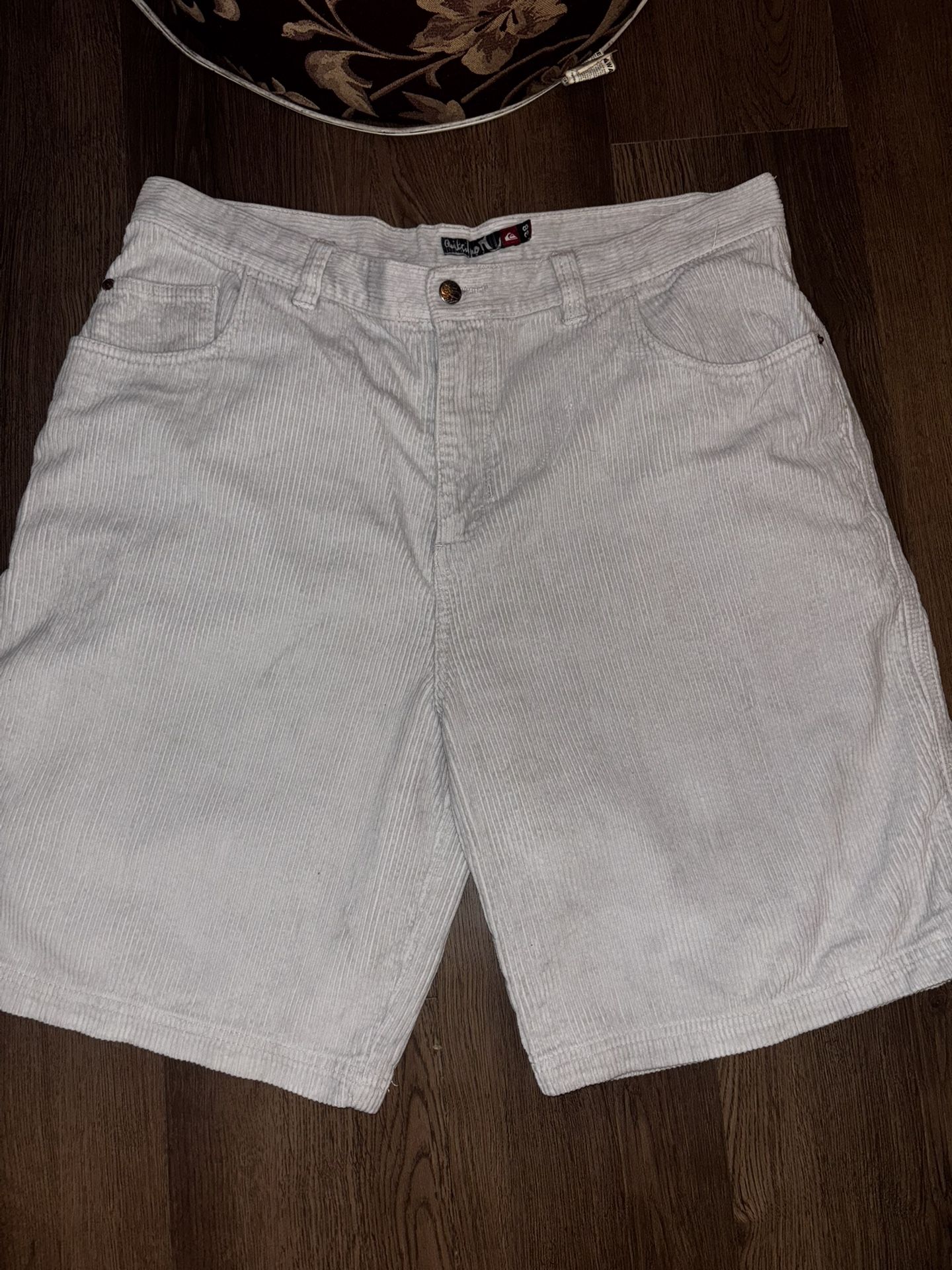 Vintage Quicksilver Cord Shorts Sz 38