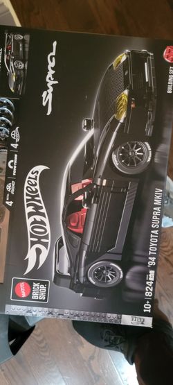 Hotwheels brickshop black supra