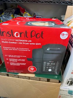 Instant Pot 6.5 qt. Duo Crisp 13-in-1 with Ultimate Lid Multi Cooker + Air Fryer