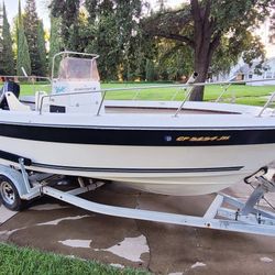 BLUEWATER 210 CENTER CONSOLE BOAT W/ 2 MERCURY 115 OUTBOARDS