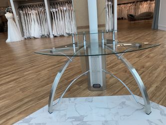 Modern Glass Corner Desk