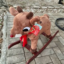 Toddler Ride on Rudolph