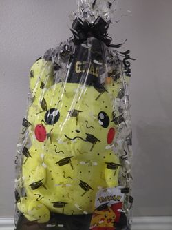 Pikachu graduation gift plushie