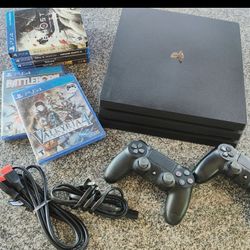 PlayStation 4 Pro With Games 