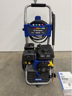 Westinghouse WPX3200 5 Nozzles + Soap Tank Included 3200-PSI 2.5-GPM Cold Water Gas Pressure washer with 5.0 Spray Tips