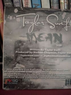 Taylor Swift mean cd sealed new