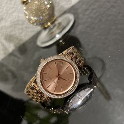 Michael Kors Rose Gold Watch 