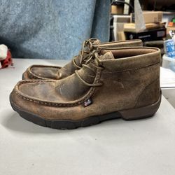 Justin Men’s Leather Moccasin Low Shoes Size 11M Style 232
